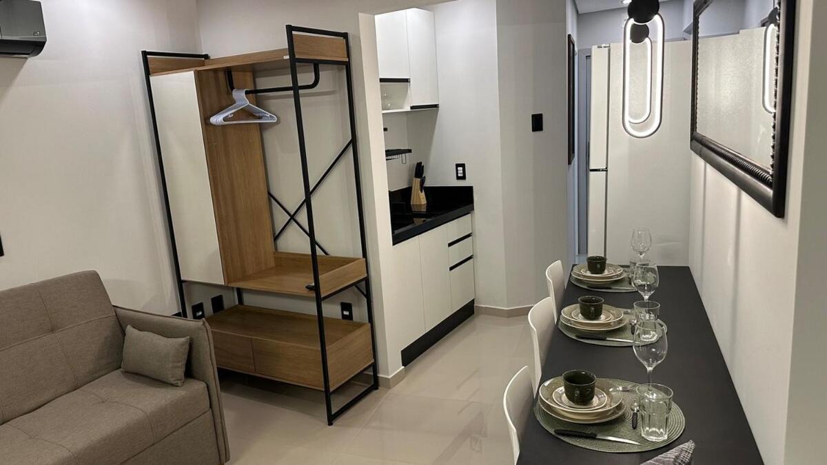 Apartamento Loft Dubai Pe Na Areia - Piscina Frente Mar - Balneario Camboriu